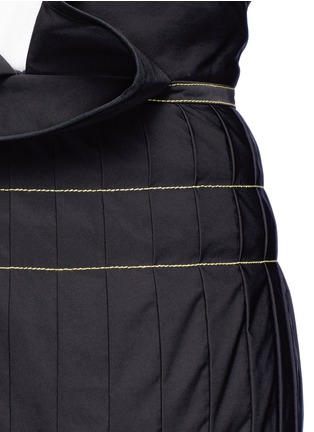 Detail View - Click To Enlarge - ELLERY - 'Zamira' ruffle trim pleated peplum skirt