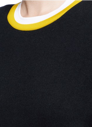 Detail View - Click To Enlarge - ELLERY - 'Immortal' trumpet sleeve cropped sweatshirt