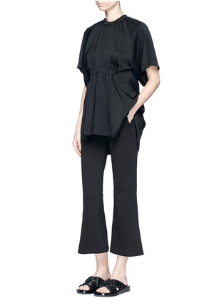 Figure View - Click To Enlarge - ELLERY - 'Shaman' ruched crepe T-shirt