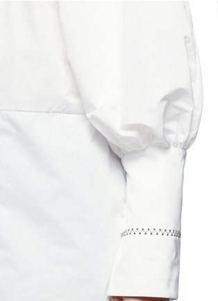 Detail View - Click To Enlarge - ELLERY - 'Witch Doctor' bishop sleeve satin poplin mini dress