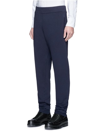 Front View - Click To Enlarge - MAISON MARGIELA - Cotton French terry sweatpants