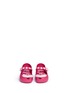 Figure View - Click To Enlarge - MELISSA - x Disney 'Ultragirl' Cheshire cat appliqué toddler Mary Jane flats