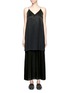 Main View - Click To Enlarge - T BY ALEXANDER WANG - Silk charmeuse top georgette slip dress
