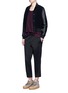 Figure View - Click To Enlarge - T BY ALEXANDER WANG - Stretch satin drawstring trackpants