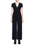 Main View - Click To Enlarge - T BY ALEXANDER WANG - Open back crepe jumpsuit