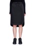 Main View - Click To Enlarge - T BY ALEXANDER WANG - Stretch satin drawstring track skirt