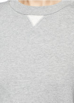 Detail View - Click To Enlarge - T BY ALEXANDER WANG - French terry cotton blend sweatshirt