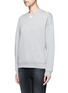 Front View - Click To Enlarge - T BY ALEXANDER WANG - French terry cotton blend sweatshirt