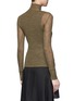Back View - Click To Enlarge - T BY ALEXANDER WANG - Sheer wool turtleneck rib knit top