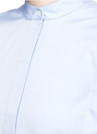 Detail View - Click To Enlarge - T BY ALEXANDER WANG - Gusset side cotton twill shirt dress