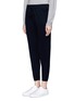 Front View - Click To Enlarge - T BY ALEXANDER WANG - Dropped crotch wool-cashmere knit jogging pants