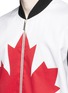 Detail View - Click To Enlarge - 71465 - Canadian Maple Leaf print bomber jacket