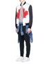 Figure View - Click To Enlarge - 71465 - Canadian Maple Leaf print bomber jacket