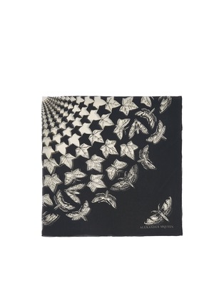 Main View - Click To Enlarge - ALEXANDER MCQUEEN - Ivy and moth print silk chiffon scarf
