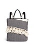 Main View - Click To Enlarge - KOZA BAGS - 'Cara' fringe tassel leather backpack