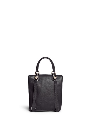 Back View - Click To Enlarge - KOZA BAGS - 'Kim' mini fringe tassel leather backpack