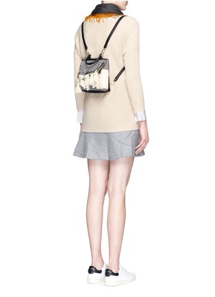 Figure View - Click To Enlarge - KOZA BAGS - 'Kim' mini fringe tassel leather backpack
