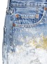 Detail View - Click To Enlarge - RIALTO JEAN PROJECT - One of a kind hand-painted splatter distressed vintage boyfriend jeans