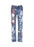 Main View - Click To Enlarge - RIALTO JEAN PROJECT - One of a kind hand-painted cherry blossom vintage boyfriend jeans