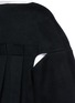 Detail View - Click To Enlarge - WMWM - Pleat back oversized wool felt slip-on coat