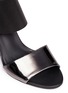 Detail View - Click To Enlarge - VINCE - 'Stephanie' mirror band stretch leather sandals