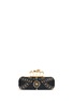 Main View - Click To Enlarge - ALEXANDER MCQUEEN - Stud skull leather knuckle clutch