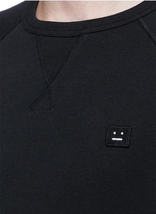 Detail View - Click To Enlarge - ACNE STUDIOS - 'College Face' cotton sweatshirt