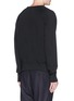 Back View - Click To Enlarge - ACNE STUDIOS - 'College Face' cotton sweatshirt