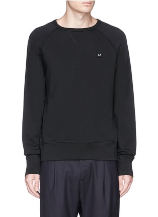 Main View - Click To Enlarge - ACNE STUDIOS - 'College Face' cotton sweatshirt