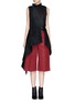 Main View - Click To Enlarge - 3.1 PHILLIP LIM - Asymmetric suspender apron skirt