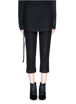 Main View - Click To Enlarge - 3.1 PHILLIP LIM - Apron front stitch down cuff pants