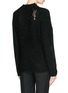 Back View - Click To Enlarge - 3.1 PHILLIP LIM - Perforated wool-mohair blend sweater