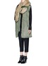 Figure View - Click To Enlarge - 3.1 PHILLIP LIM - Perforated wool-mohair blend sweater