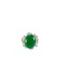 Main View - Click To Enlarge - SAMUEL KUNG - Diamond jade 18k gold ring