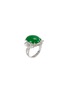 Figure View - Click To Enlarge - SAMUEL KUNG - Diamond jade 18k gold ring