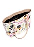 Detail View - Click To Enlarge - DIANE VON FURSTENBERG - 'Ready To Go' abstract floral print leather tote bag