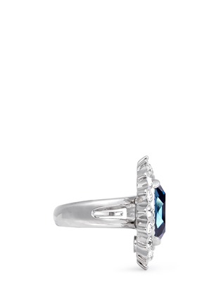 Detail View - Click To Enlarge - KENNETH JAY LANE - Sapphire crystal ring