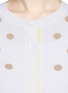 Detail View - Click To Enlarge - ALICE & OLIVIA - Polka dot cotton cardigan