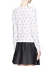 Back View - Click To Enlarge - ALICE & OLIVIA - Polka dot cotton cardigan
