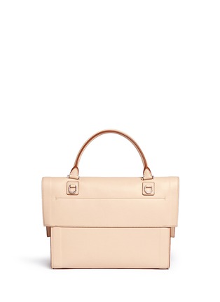 Back View - Click To Enlarge - GIVENCHY - 'Shark' medium leather flap bag