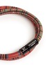 Detail View - Click To Enlarge - TATEOSSIAN - Edinburgh' plaid leather double wrap bracelet