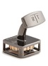 Detail View - Click To Enlarge - TATEOSSIAN - Square frame gear cufflinks