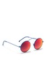 Figure View - Click To Enlarge - SPEKTRE - 'MET-RO' lightweight round metal sunglasses