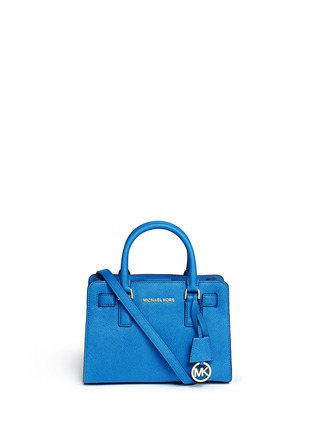 Main View - Click To Enlarge - MICHAEL KORS - 'Dillon' small saffiano leather satchel