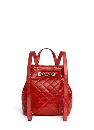 Back View - Click To Enlarge - MICHAEL KORS - 'Susannah' quilted leather backpack