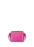 Back View - Click To Enlarge - MICHAEL KORS - 'Selma' mini stud saffiano leather messenger bag