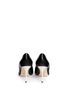 Back View - Click To Enlarge - SERGIO ROSSI - 'Mexico' contrast toe cap leather pumps