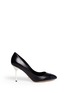 Main View - Click To Enlarge - SERGIO ROSSI - 'Mexico' contrast toe cap leather pumps