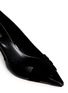Detail View - Click To Enlarge - SERGIO ROSSI - Vernice' leather combo d'Orsay pumps