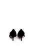 Back View - Click To Enlarge - SERGIO ROSSI - Vernice' leather combo d'Orsay pumps